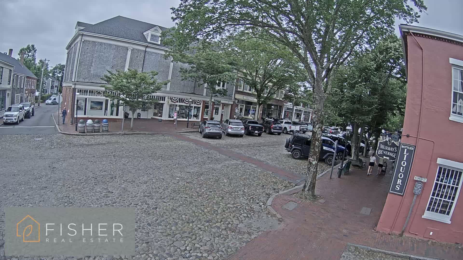 Nantucket Downtown Main Street towards South Live Cam - Nantucket,  Nantucket County, Massachusetts, USA