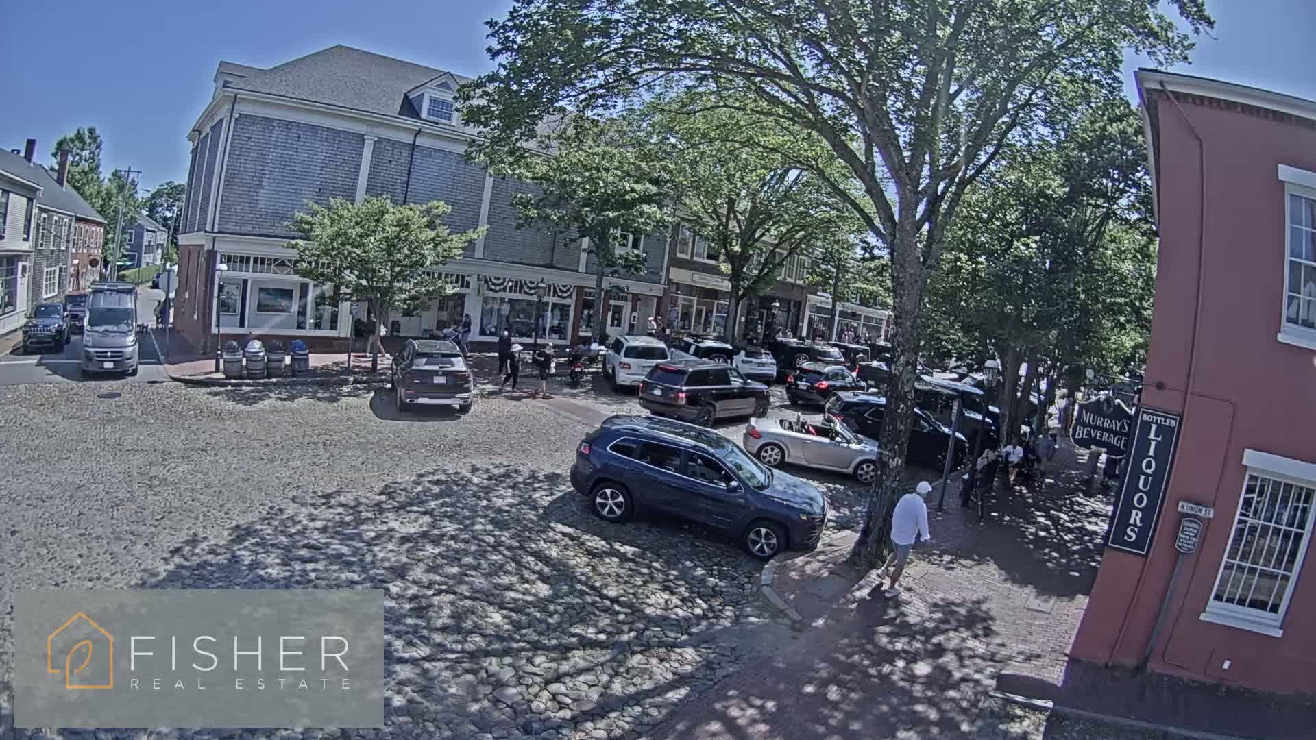 Nantucket Downtown Main Street towards South Live Cam - Nantucket,  Nantucket County, Massachusetts, USA