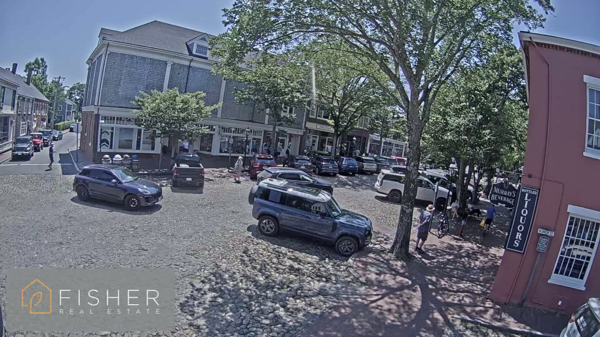 Nantucket Downtown Main Street towards South Live Cam - Nantucket,  Nantucket County, Massachusetts, USA