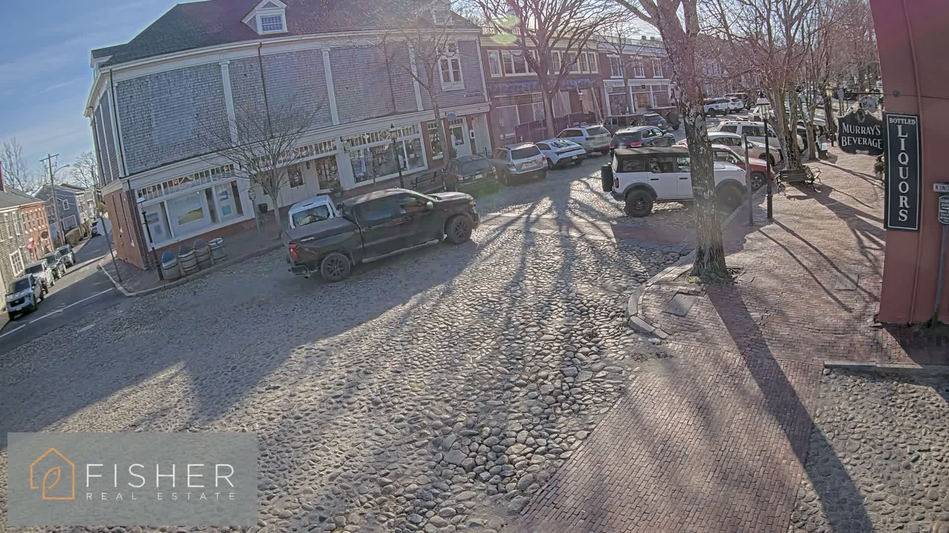 Nantucket Downtown Main Street towards South Live Cam - Nantucket,  Nantucket County, Massachusetts, USA