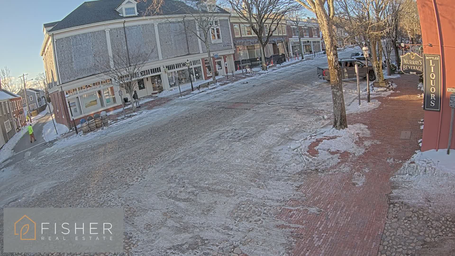 Nantucket Downtown Main Street towards South Live Cam - Nantucket,  Nantucket County, Massachusetts, USA