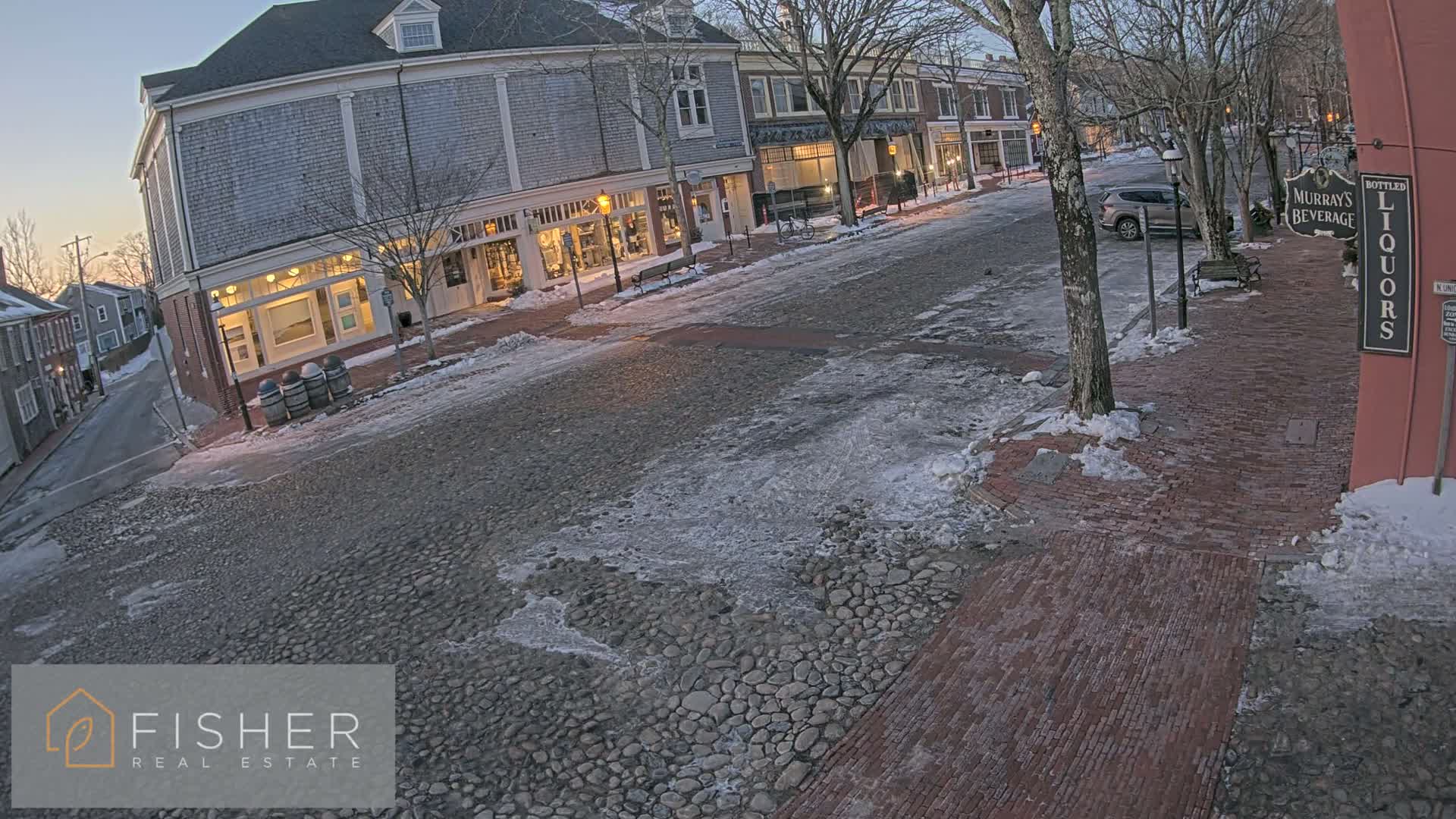 Nantucket Downtown Main Street towards South Live Cam - Nantucket,  Nantucket County, Massachusetts, USA