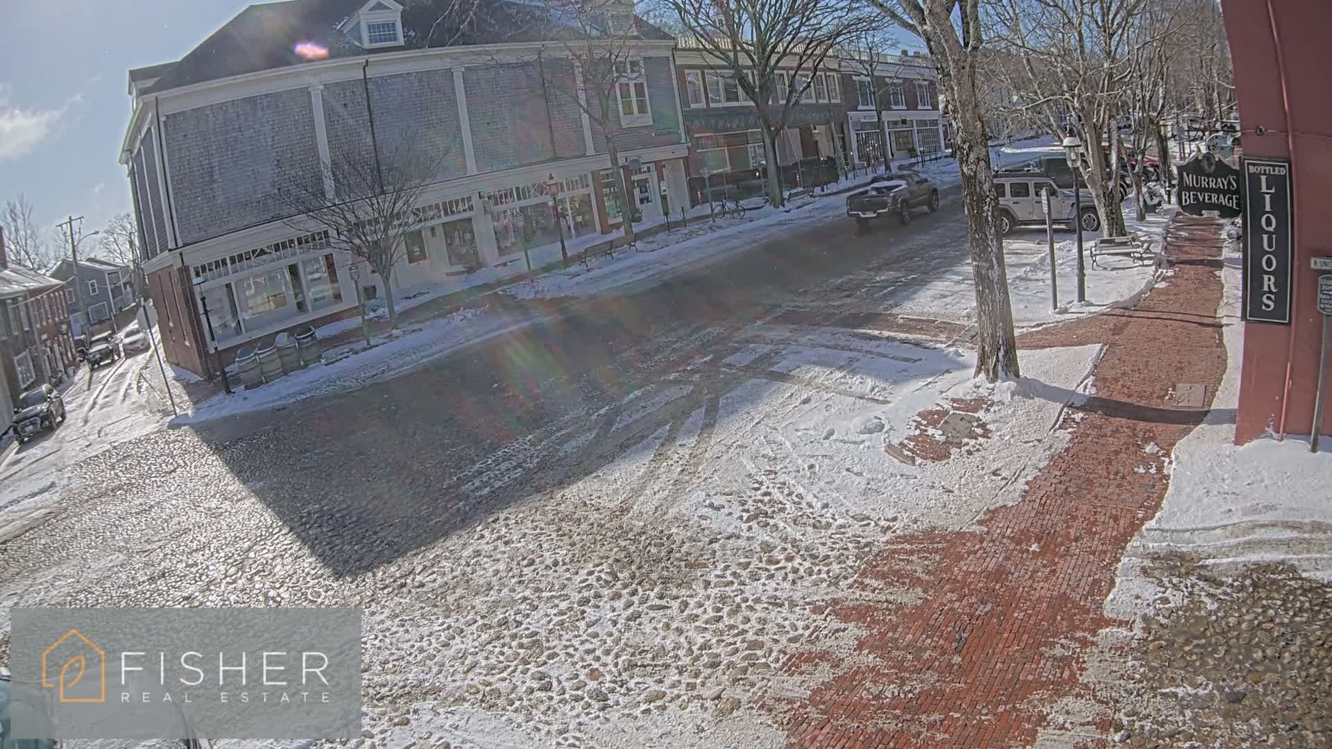 Nantucket Downtown Main Street towards South Live Cam - Nantucket,  Nantucket County, Massachusetts, USA