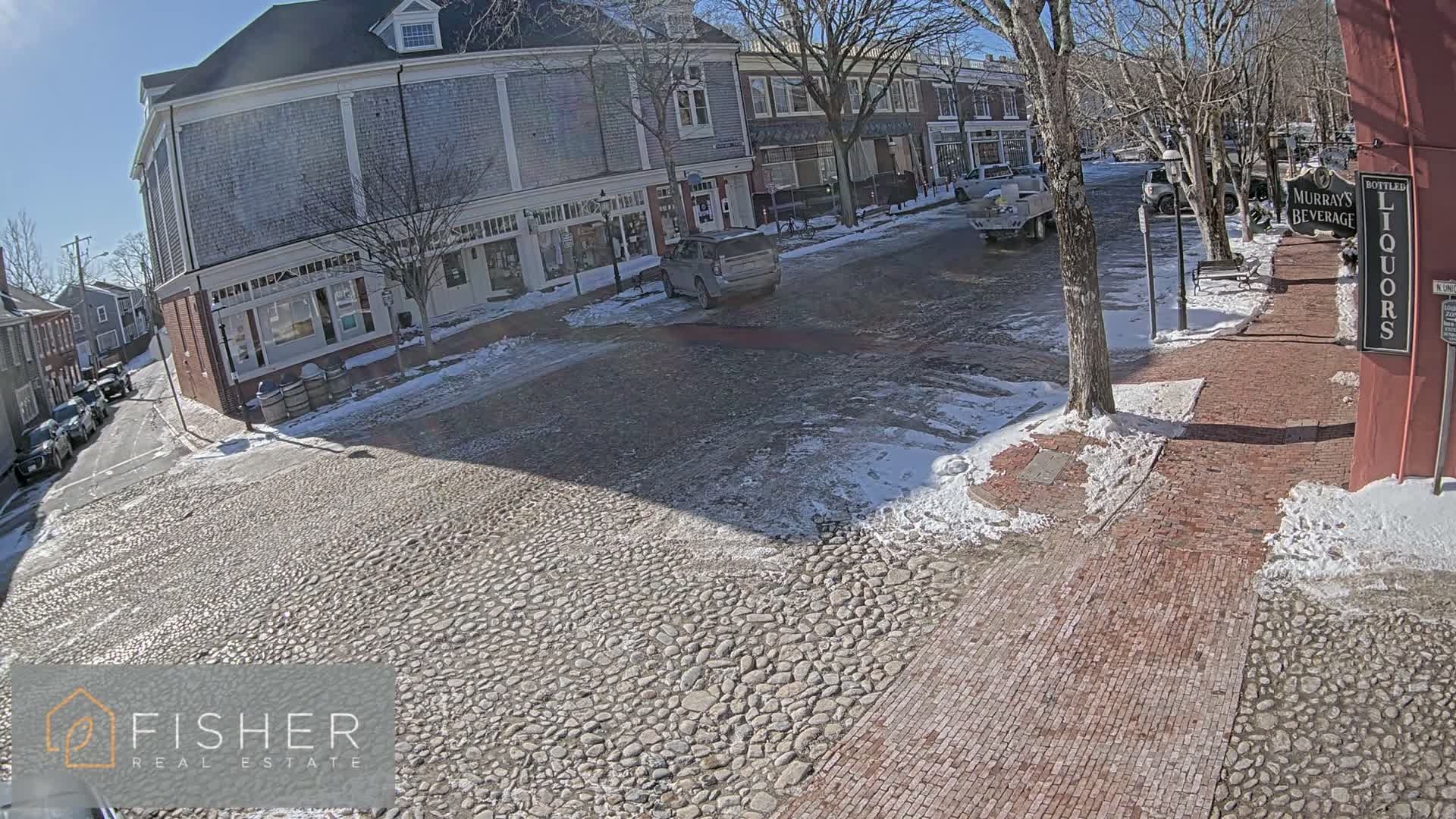 Nantucket Downtown Main Street towards South Live Cam - Nantucket,  Nantucket County, Massachusetts, USA
