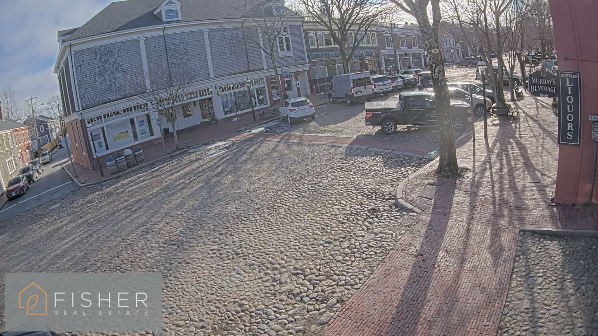 Nantucket Downtown Main Street towards South Live Cam - Nantucket,  Nantucket County, Massachusetts, USA