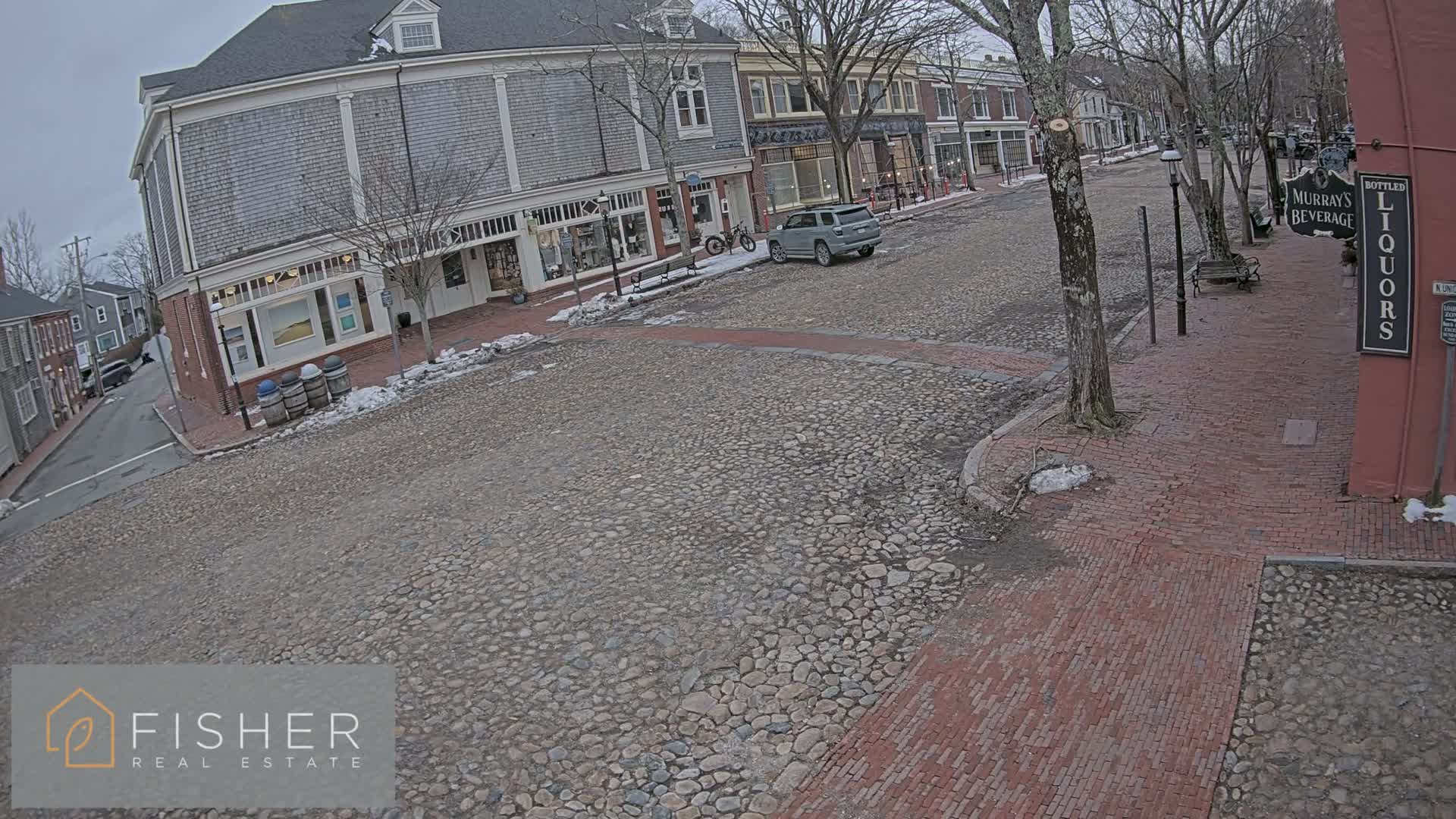 Nantucket Downtown Main Street towards South Live Cam - Nantucket,  Nantucket County, Massachusetts, USA
