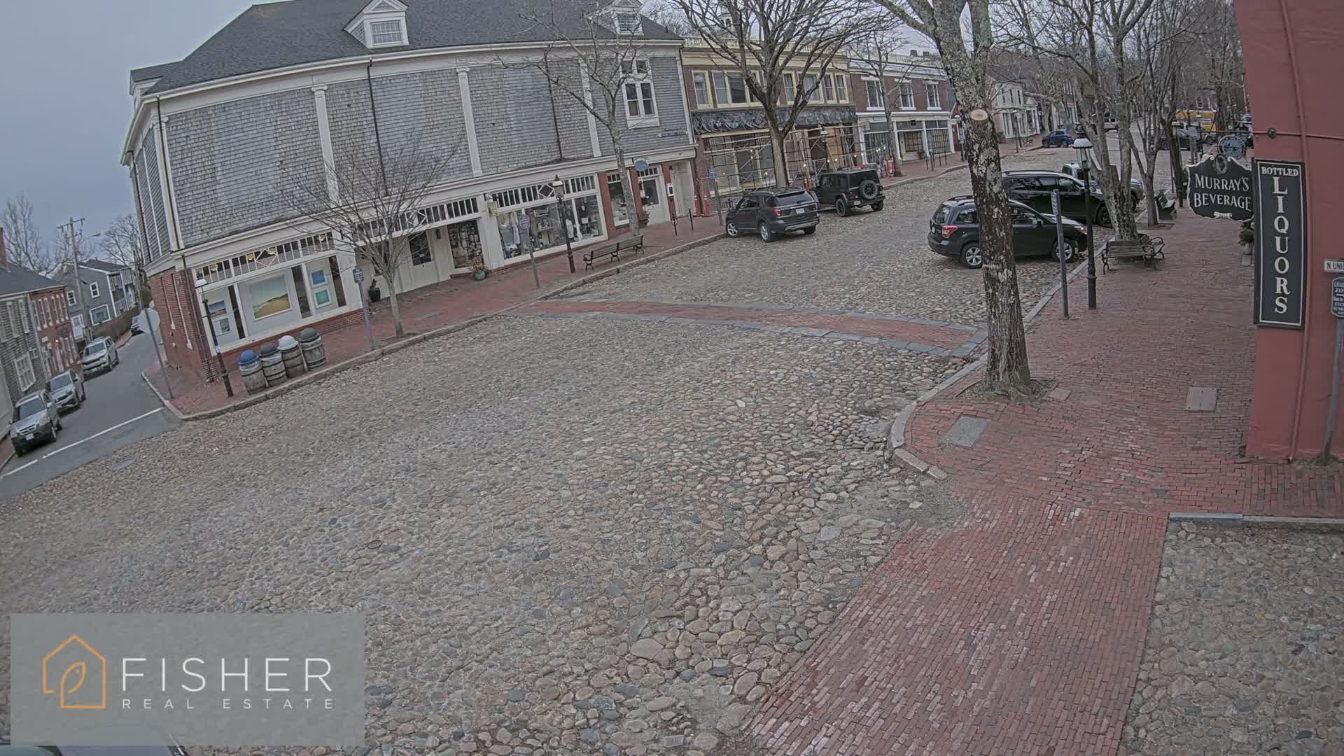 Nantucket Downtown Main Street towards South Live Cam - Nantucket,  Nantucket County, Massachusetts, USA