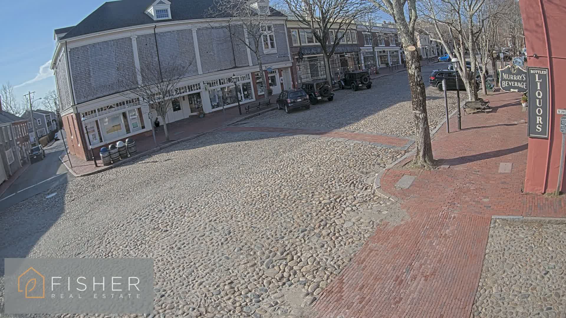 Nantucket Downtown Main Street towards South Live Cam - Nantucket,  Nantucket County, Massachusetts, USA
