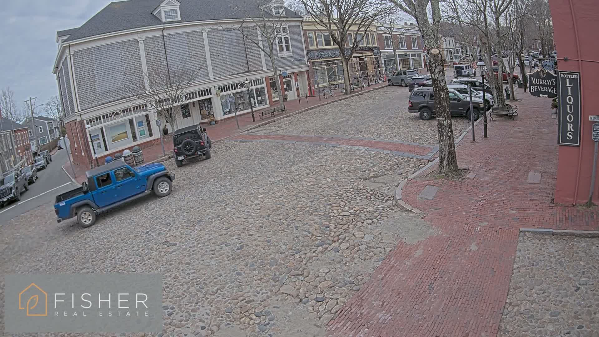 Nantucket Downtown Main Street towards South Live Cam - Nantucket,  Nantucket County, Massachusetts, USA