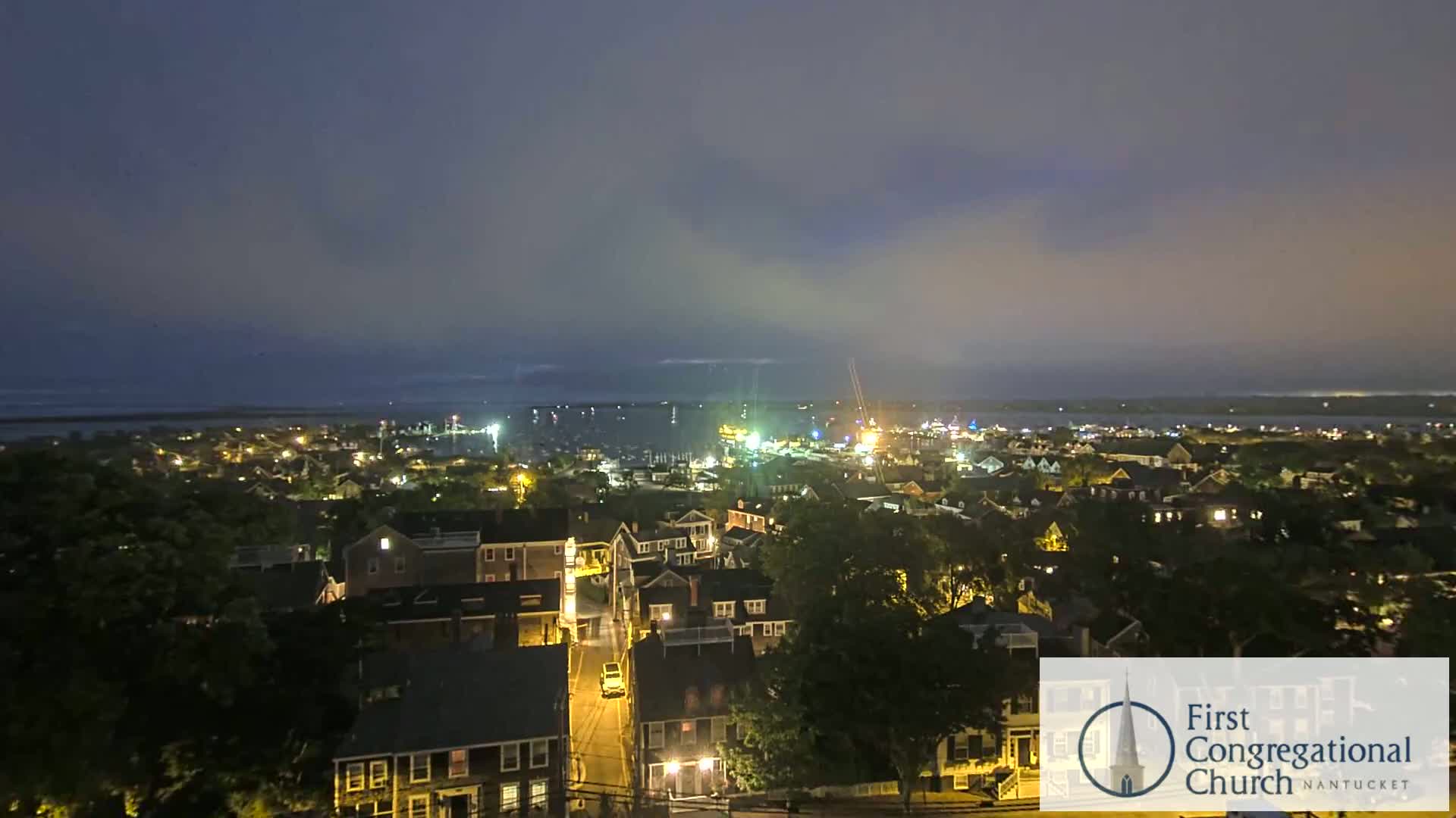 Nantucket Island Skyline  Live Cam - Nantucket,  Nantucket County, Massachusetts, USA