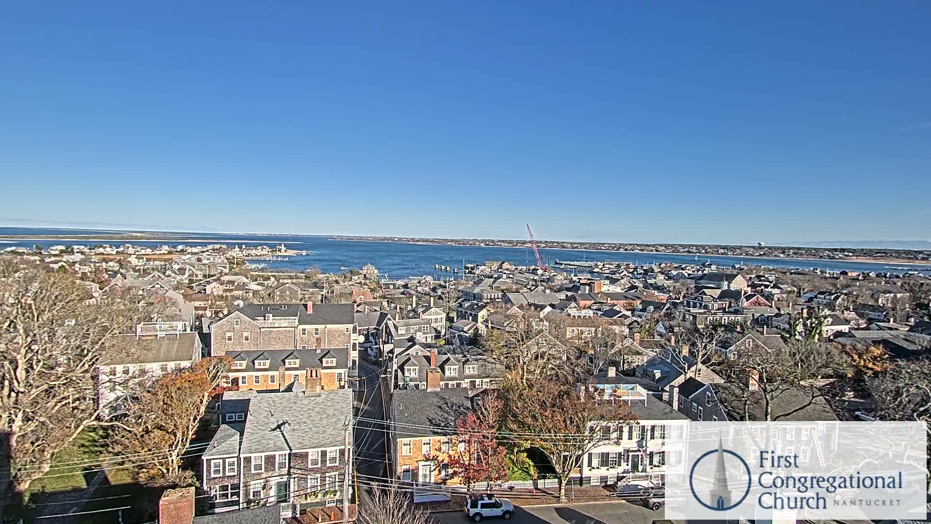 Nantucket Island Skyline  Live Cam - Nantucket,  Nantucket County, Massachusetts, USA