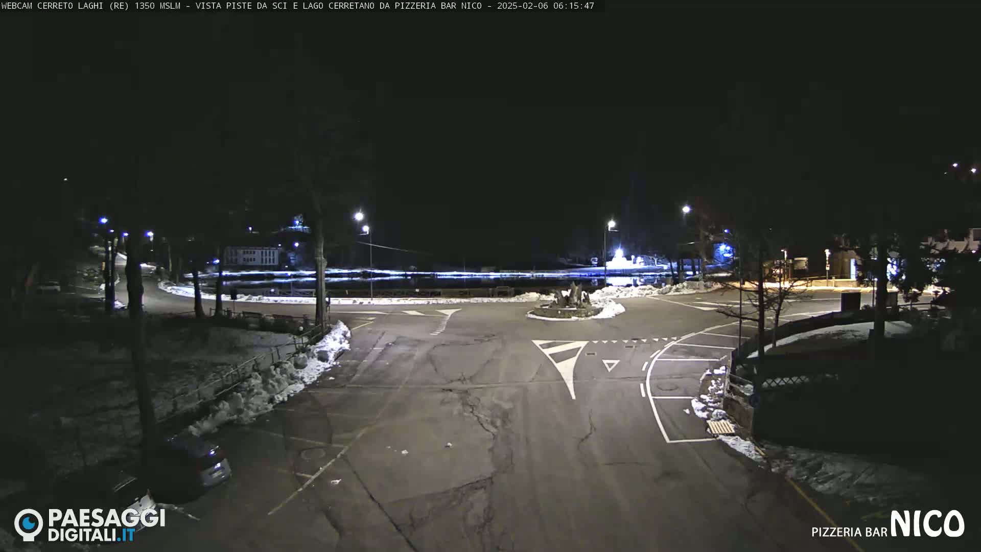  Cerreto Laghi Lake Ski Slopes & Lake's Square Live Cam  - Reggio Emilia, Emilia-Romagna, Italy