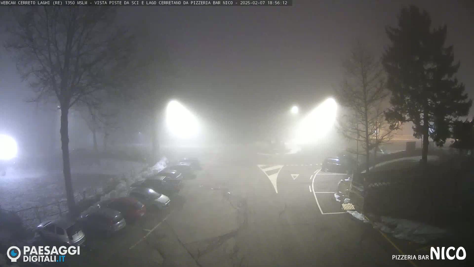  Cerreto Laghi Lake Ski Slopes & Lake's Square Live Cam  - Reggio Emilia, Emilia-Romagna, Italy