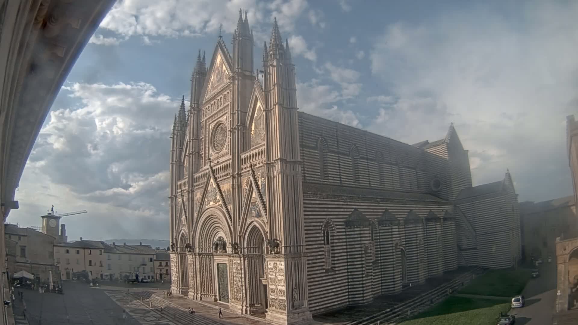 Cerreto Laghi Lake Ski Slopes & Lake's Square Live Cam  - Reggio Emilia, Emilia-Romagna, Italy