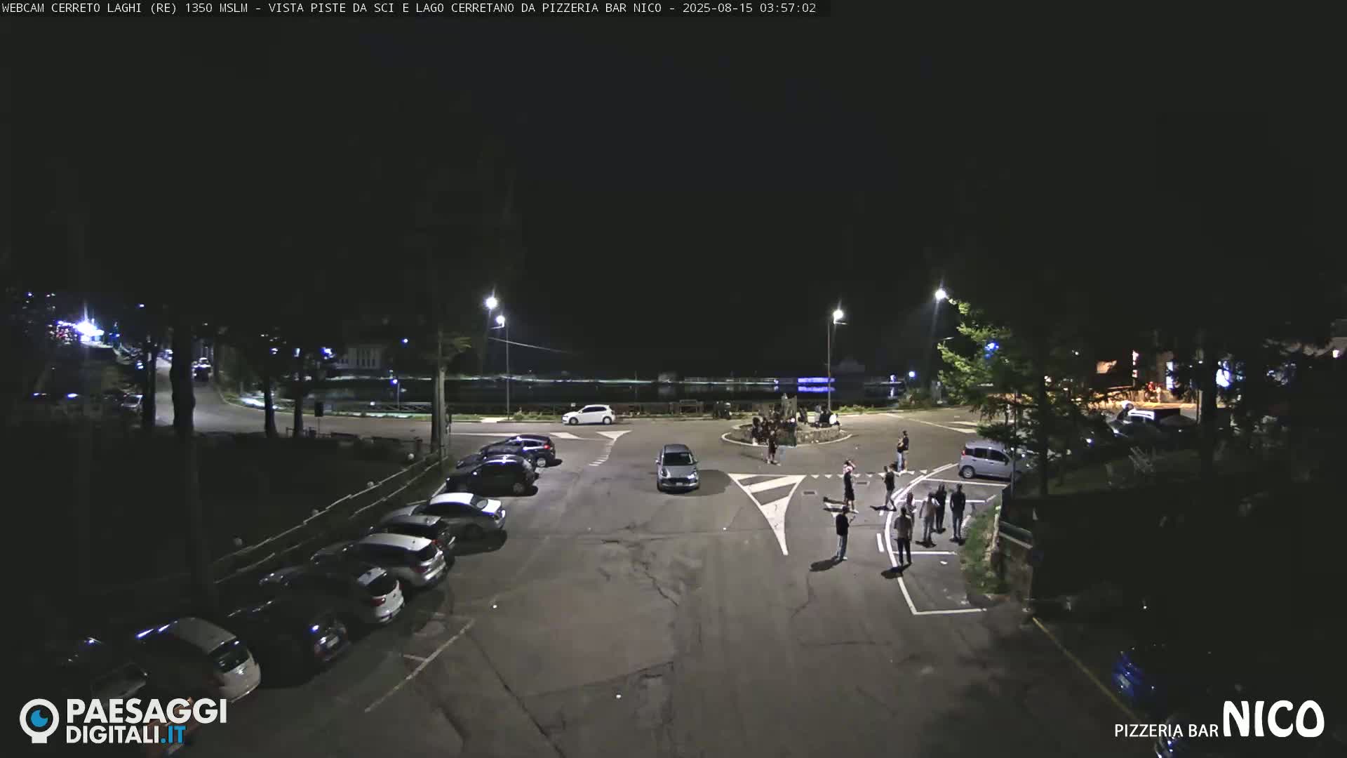 Cerreto Laghi Lake Ski Slopes & Lake's Square Live Cam  - Reggio Emilia, Emilia-Romagna, Italy