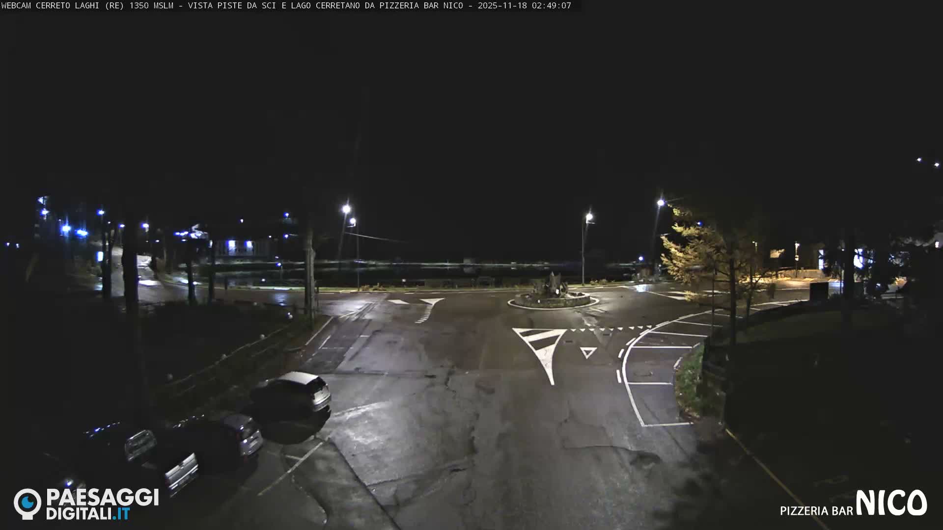 Cerreto Laghi Lake Ski Slopes & Lake's Square Live Cam  - Reggio Emilia, Emilia-Romagna, Italy