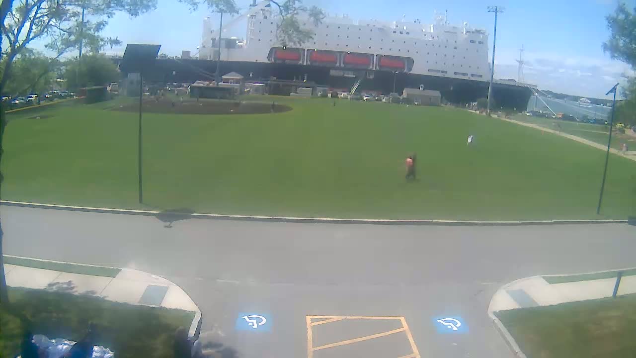 Bourne, Massachusetts Maritime Academy Alison Rollins Parade Field Live Cam - Bourne, Barnstable, Massachusetts, USA