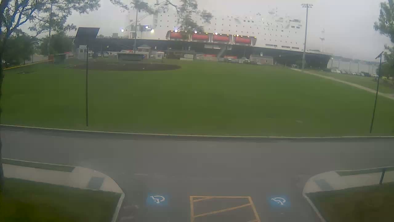 Bourne, Massachusetts Maritime Academy Alison Rollins Parade Field Live Cam - Bourne, Barnstable, Massachusetts, USA