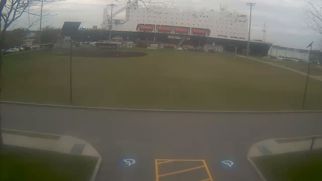 Bourne, Massachusetts Maritime Academy Alison Rollins Parade Field Live Cam - Bourne, Barnstable, Massachusetts, USA