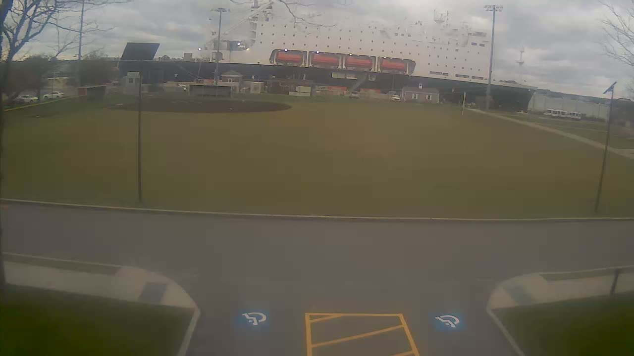 Bourne, Massachusetts Maritime Academy Alison Rollins Parade Field Live Cam - Bourne, Barnstable, Massachusetts, USA