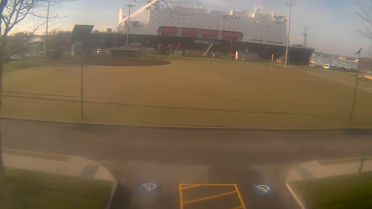 Bourne, Massachusetts Maritime Academy Alison Rollins Parade Field Live Cam - Bourne, Barnstable, Massachusetts, USA