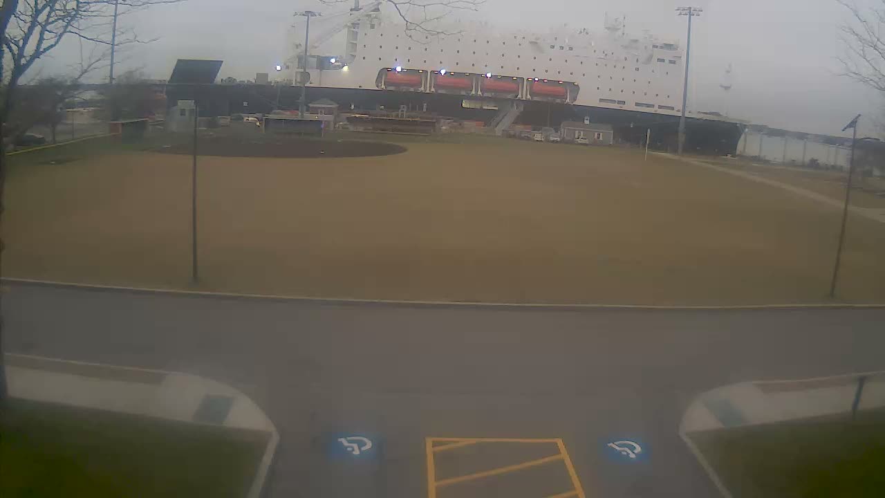 Bourne, Massachusetts Maritime Academy Alison Rollins Parade Field Live Cam - Bourne, Barnstable, Massachusetts, USA