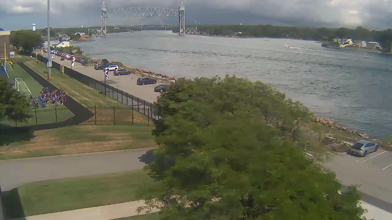Cape Cod Canal & Railroad Bridge Live Cam - Bourne, Barnstable, Massachusetts, USA