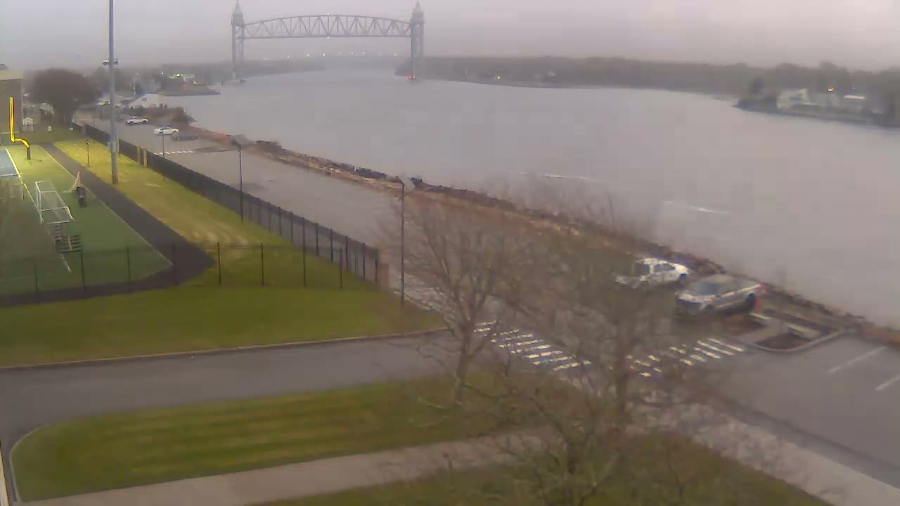 Cape Cod Canal & Railroad Bridge Live Cam - Bourne, Barnstable, Massachusetts, USA