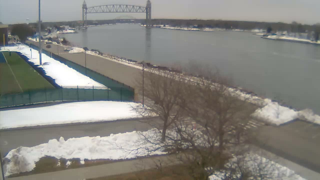 Cape Cod Canal & Railroad Bridge Live Cam - Bourne, Barnstable, Massachusetts, USA