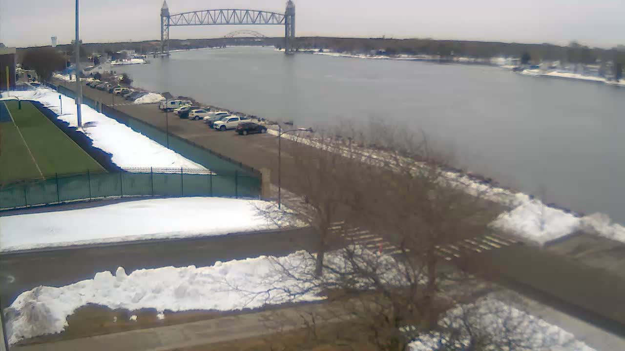 Cape Cod Canal & Railroad Bridge Live Cam - Bourne, Barnstable, Massachusetts, USA