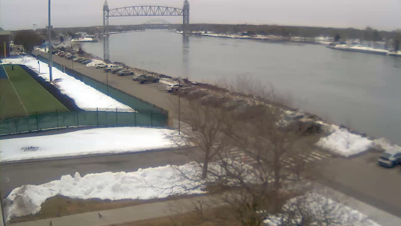Cape Cod Canal & Railroad Bridge Live Cam - Bourne, Barnstable, Massachusetts, USA