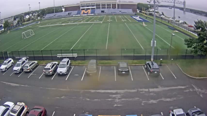 Bourne, Massachusetts Maritime Academy Clean Harbor Football Stadium Live Cam - Bourne, Barnstable, Massachusetts, USA