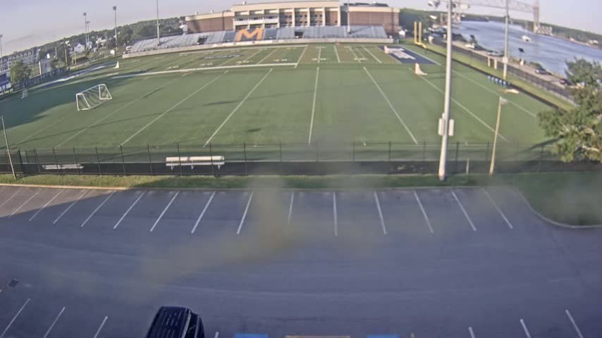 Bourne, Massachusetts Maritime Academy Clean Harbor Football Stadium Live Cam - Bourne, Barnstable, Massachusetts, USA