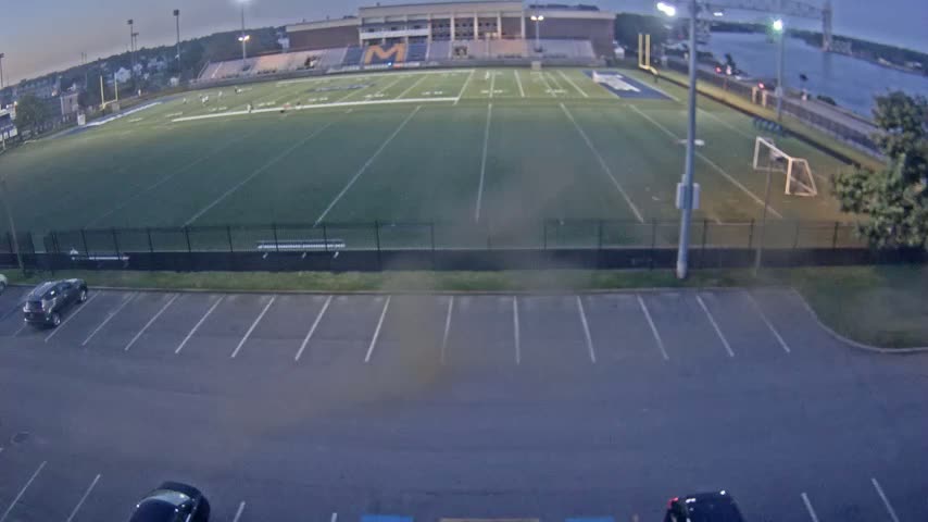 Bourne, Massachusetts Maritime Academy Clean Harbor Football Stadium Live Cam - Bourne, Barnstable, Massachusetts, USA