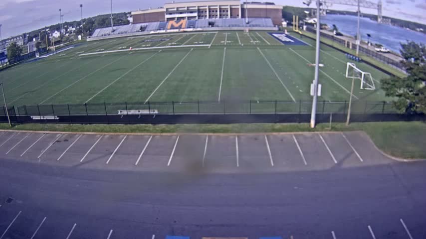 Bourne, Massachusetts Maritime Academy Clean Harbor Football Stadium Live Cam - Bourne, Barnstable, Massachusetts, USA