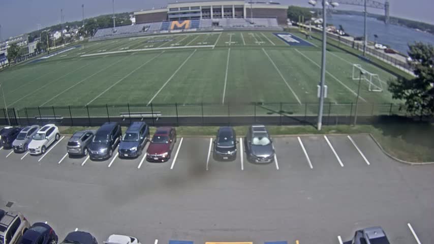 Bourne, Massachusetts Maritime Academy Clean Harbor Football Stadium Live Cam - Bourne, Barnstable, Massachusetts, USA