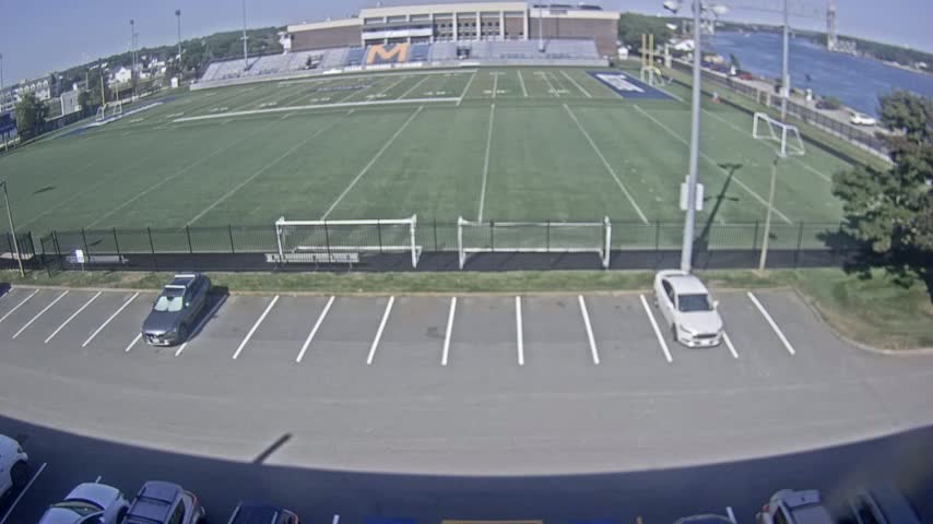 Bourne, Massachusetts Maritime Academy Clean Harbor Football Stadium Live Cam - Bourne, Barnstable, Massachusetts, USA