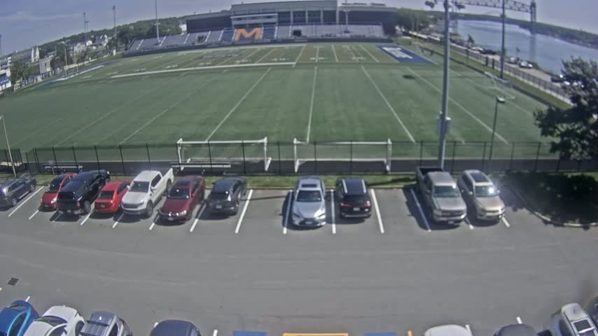 Bourne, Massachusetts Maritime Academy Clean Harbor Football Stadium Live Cam - Bourne, Barnstable, Massachusetts, USA