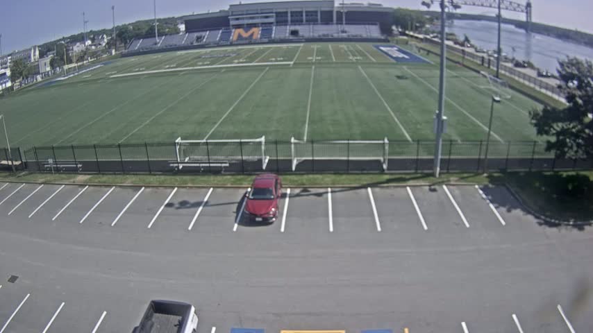 Bourne, Massachusetts Maritime Academy Clean Harbor Football Stadium Live Cam - Bourne, Barnstable, Massachusetts, USA