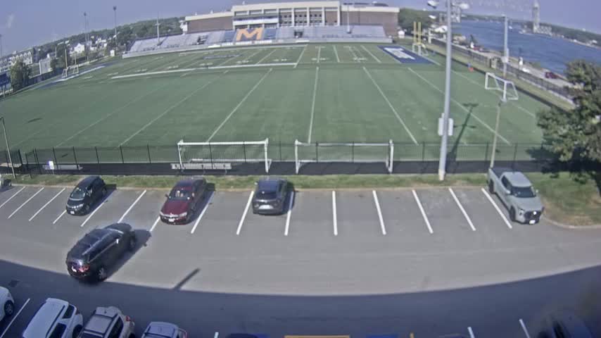 Bourne, Massachusetts Maritime Academy Clean Harbor Football Stadium Live Cam - Bourne, Barnstable, Massachusetts, USA