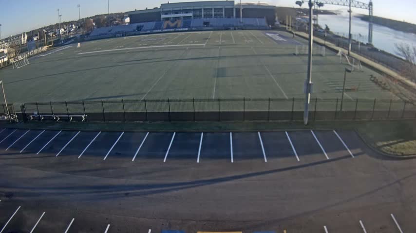 Bourne, Massachusetts Maritime Academy Clean Harbor Football Stadium Live Cam - Bourne, Barnstable, Massachusetts, USA