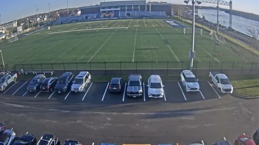 Bourne, Massachusetts Maritime Academy Clean Harbor Football Stadium Live Cam - Bourne, Barnstable, Massachusetts, USA