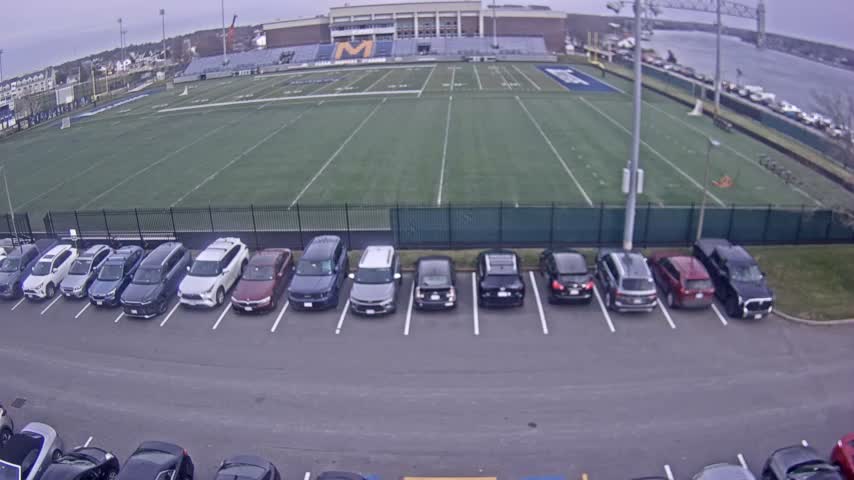 Bourne, Massachusetts Maritime Academy Clean Harbor Football Stadium Live Cam - Bourne, Barnstable, Massachusetts, USA