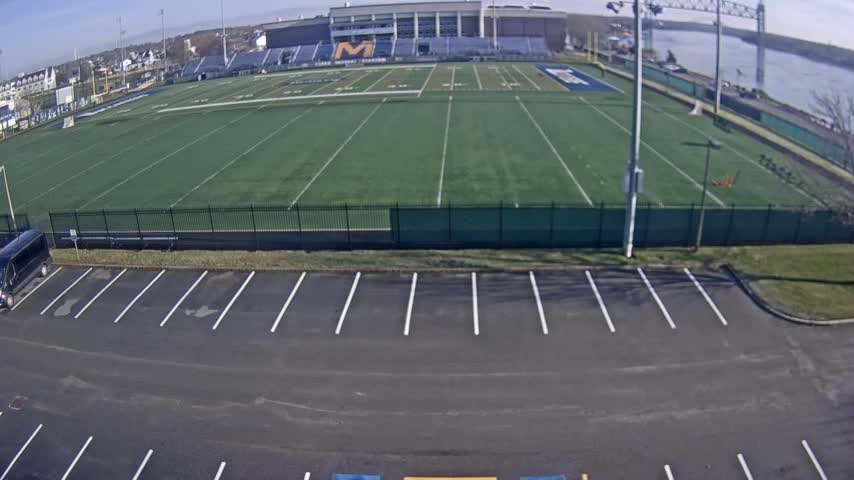Bourne, Massachusetts Maritime Academy Clean Harbor Football Stadium Live Cam - Bourne, Barnstable, Massachusetts, USA