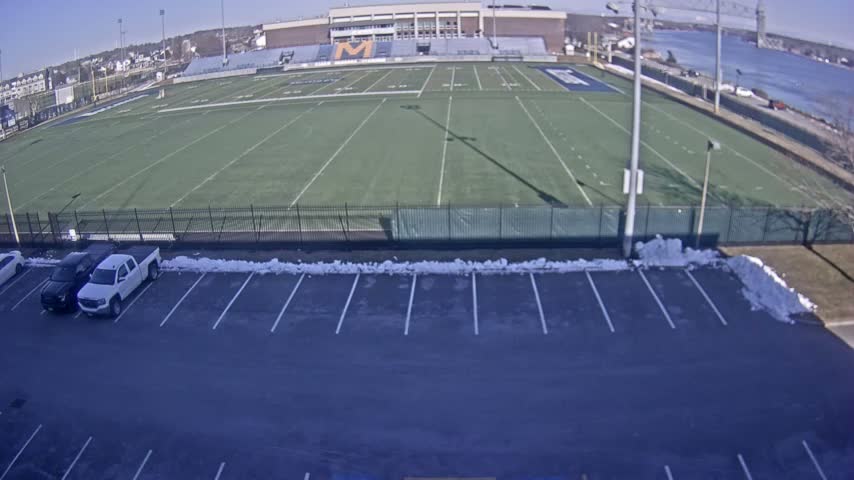 Bourne, Massachusetts Maritime Academy Clean Harbor Football Stadium Live Cam - Bourne, Barnstable, Massachusetts, USA