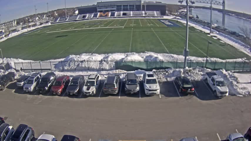 Bourne, Massachusetts Maritime Academy Clean Harbor Football Stadium Live Cam - Bourne, Barnstable, Massachusetts, USA