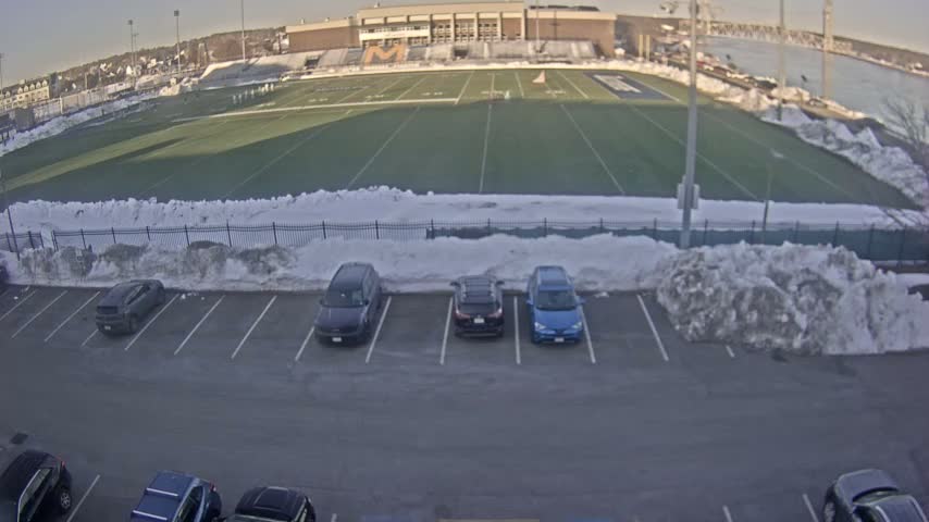 Bourne, Massachusetts Maritime Academy Clean Harbor Football Stadium Live Cam - Bourne, Barnstable, Massachusetts, USA