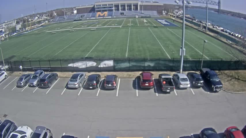 Bourne, Massachusetts Maritime Academy Clean Harbor Football Stadium Live Cam - Bourne, Barnstable, Massachusetts, USA