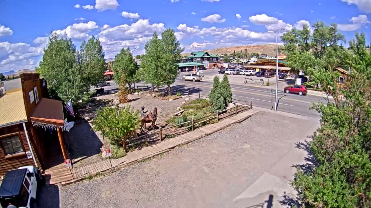 Dubois Village Downtown , U.S Highway 26 X North 1st Street X East Ram Horn Junction Live Cam - Dubois, Fremont, Wyoming, USA