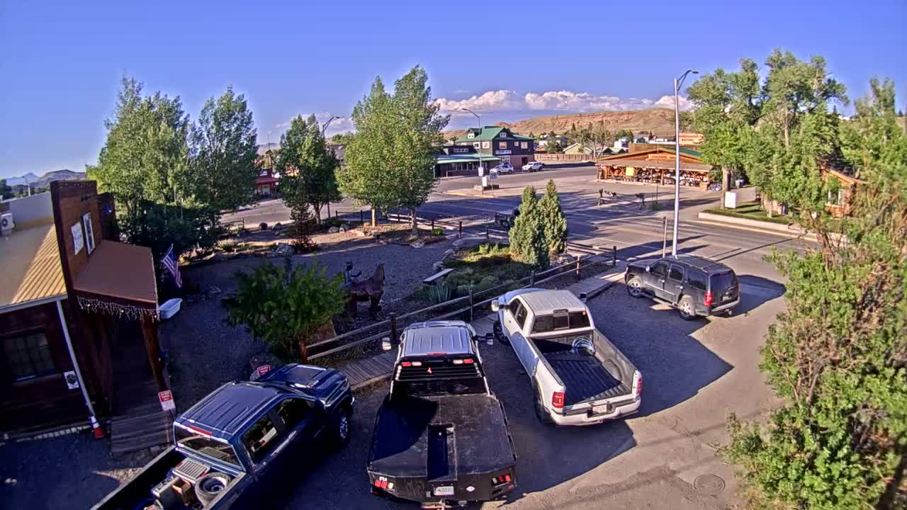 Dubois Village Downtown , U.S Highway 26 X North 1st Street X East Ram Horn Junction Live Cam - Dubois, Fremont, Wyoming, USA